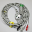 ECG Cable Medtronic Physio Control One-Piece 3-Lead Snap 